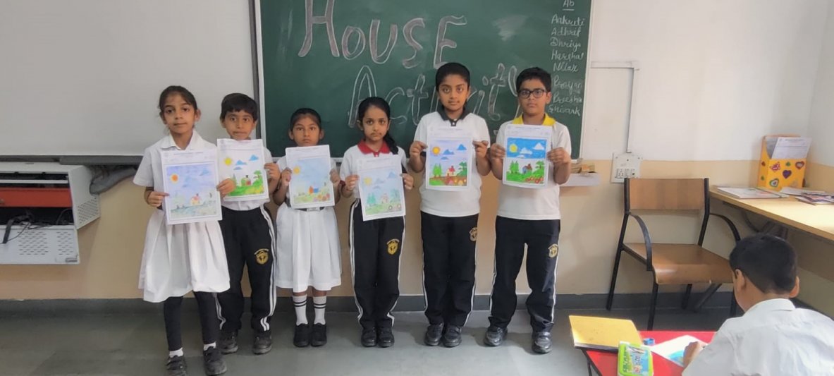 House Competition Class 2 Colour the Picture 